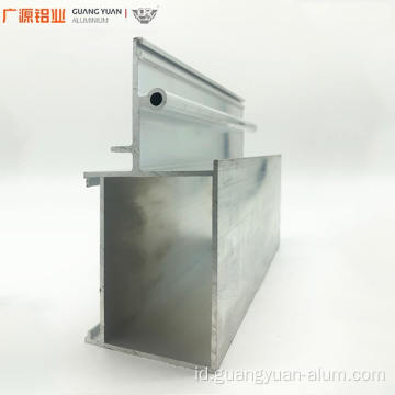 Profil Aluminium Dinding Tirai Paduan Kustom